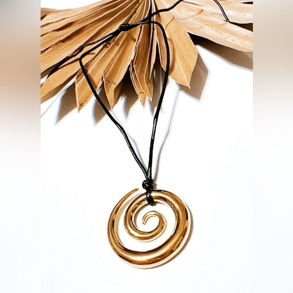 Boho geo necklace M308 - Picture 3 of 4